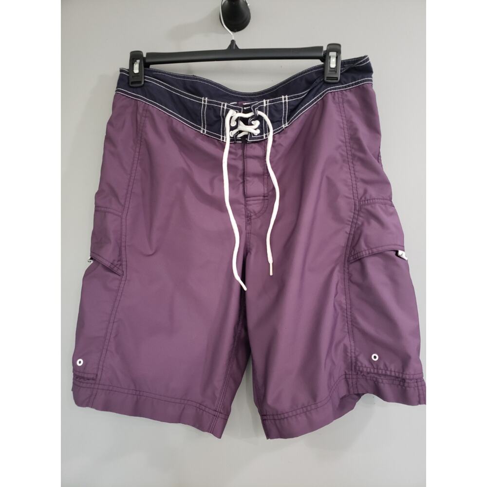 Vintage 2000 / 2002 Men's NIKE Swim Trunks Purple Size 36